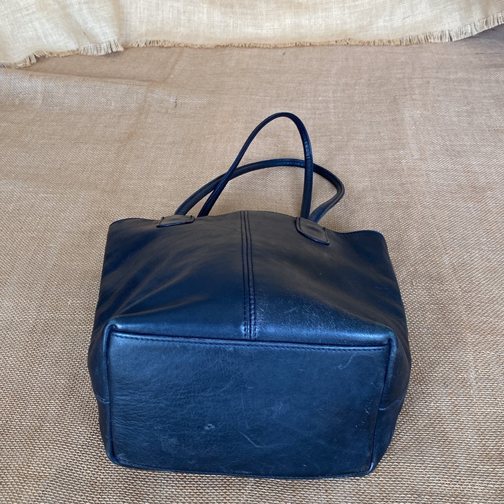 Coach Black Leather Tote Bag - Picture 7 of 15
